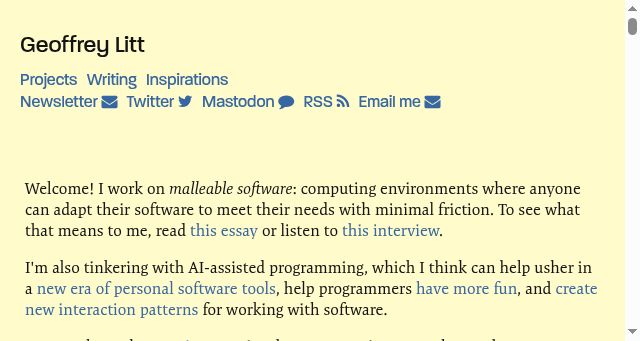 Screenshot of geoffreylitt.com