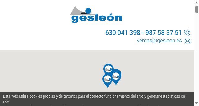 Screenshot of gesleoninmobiliaria.es