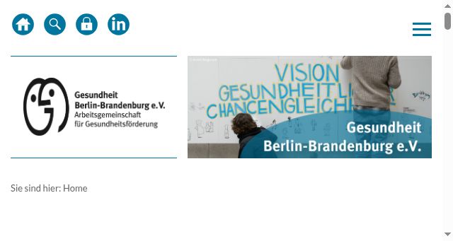 Screenshot of gesundheitbb.de