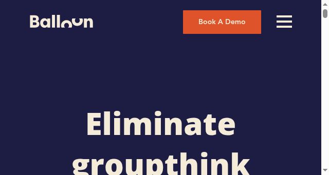 Screenshot of getballoon.com