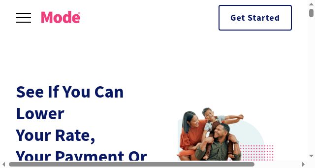 Screenshot of getmode.com