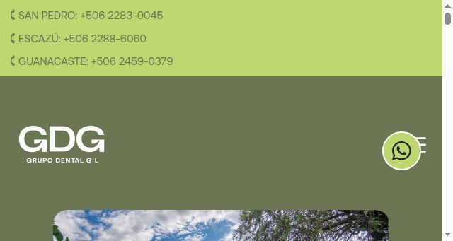 Screenshot of gildentalclinic.com