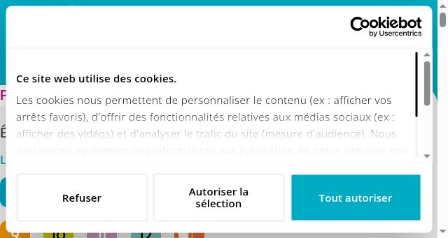 Screenshot of ginko.voyage