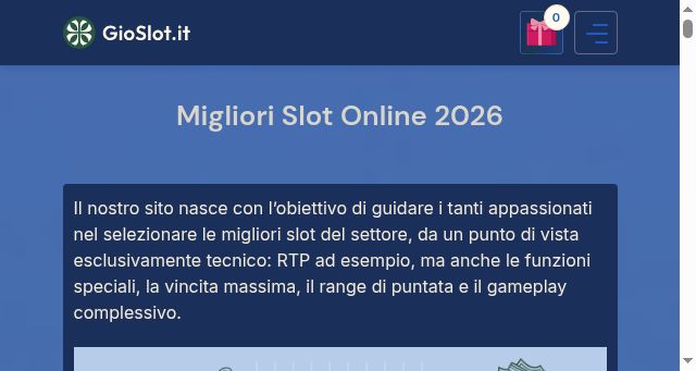 Screenshot of giocaslot.it