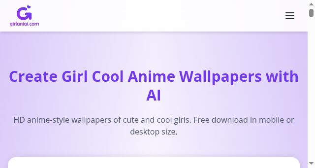 Screenshot of girlaniai.com