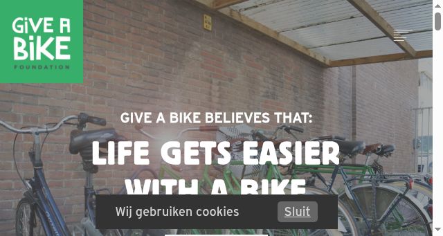 Screenshot of giveabike.nl