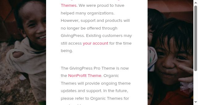 Screenshot of givingpress.com