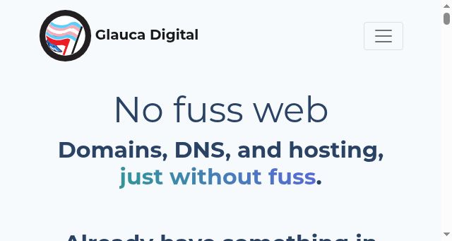 Screenshot of glauca.digital