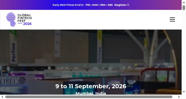 Screenshot of globalfintechfest.com
