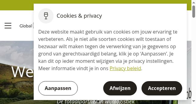 Screenshot of globalwineoperations.com