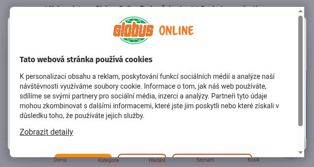 Screenshot of globusonline.cz