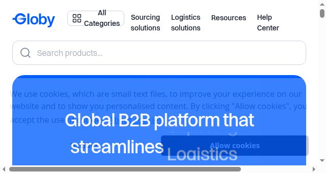 Screenshot of globy.com