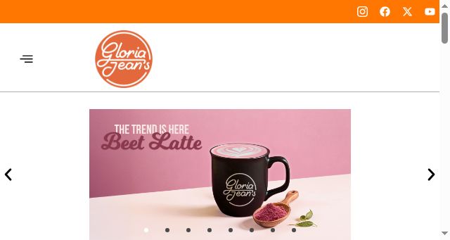 Screenshot of gloriajeansnc.com