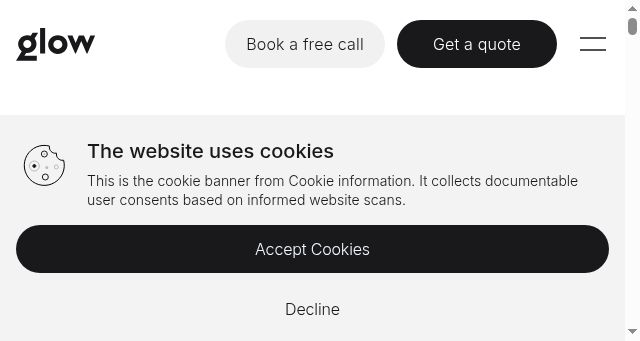 Screenshot of glow.team