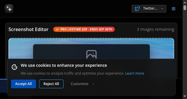 Screenshot of glowupshot.com