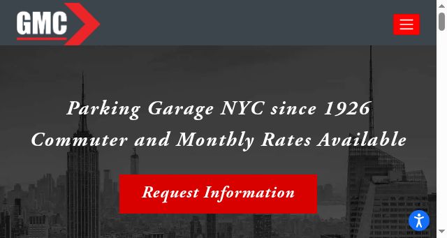 Screenshot of gmcparking.com