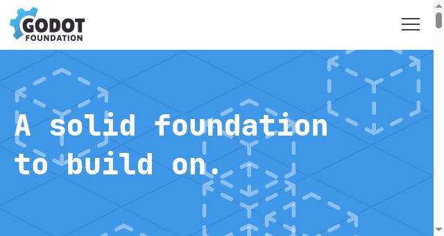 Screenshot of godot.foundation