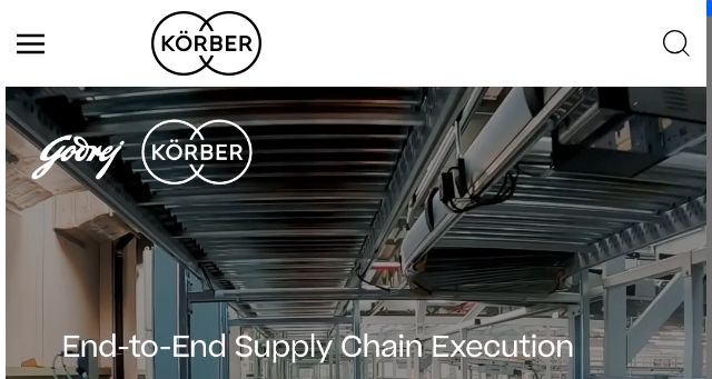 Screenshot of godrejkoerber.com