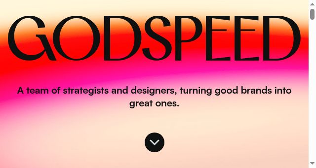 Screenshot of godspeed.lt