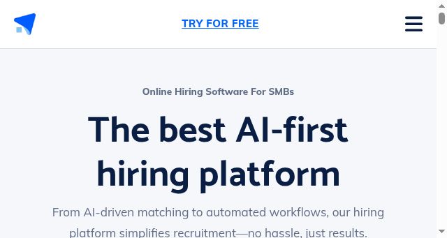 Screenshot of gohire.io