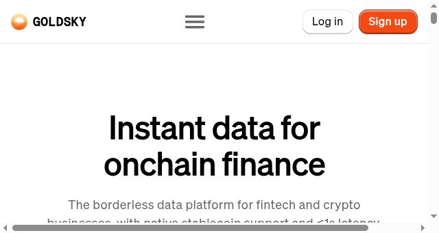 Screenshot of goldsky.com