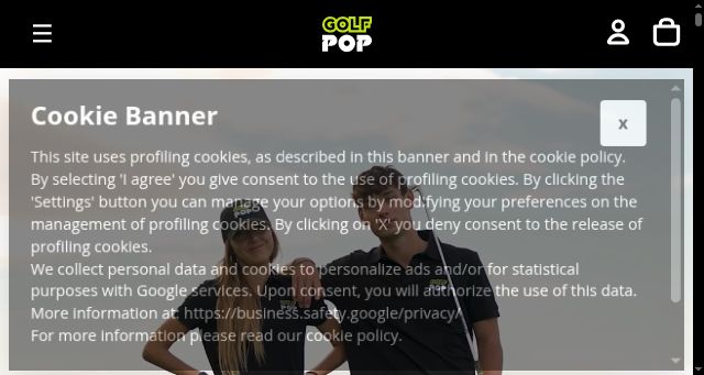 Screenshot of golfpop.it