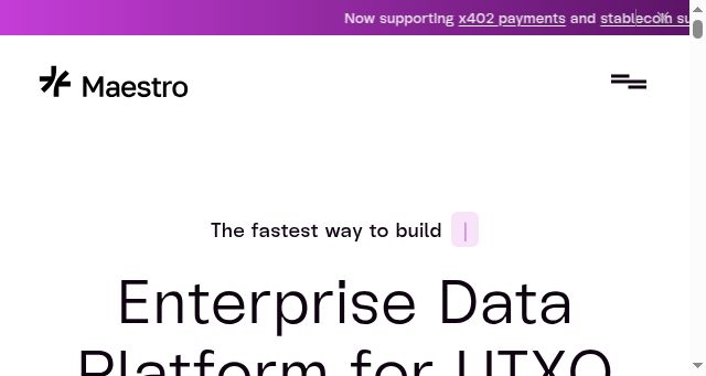 Screenshot of gomaestro.org