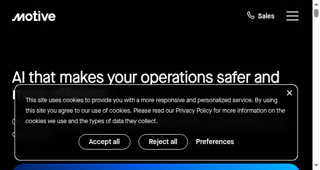 Screenshot of gomotive.com