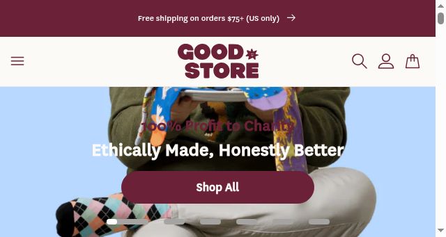 Screenshot of good.store