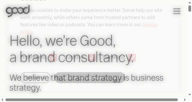 Screenshot of goodbrandconsultants.com