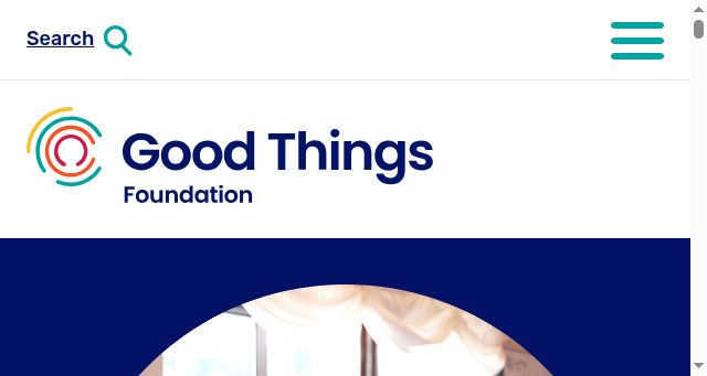 Screenshot of goodthingsfoundation.org
