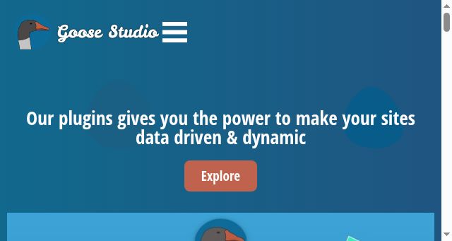 Screenshot of goose.studio