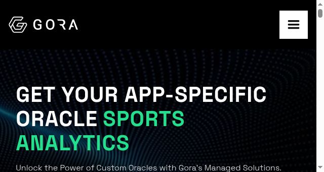 Screenshot of gora.io