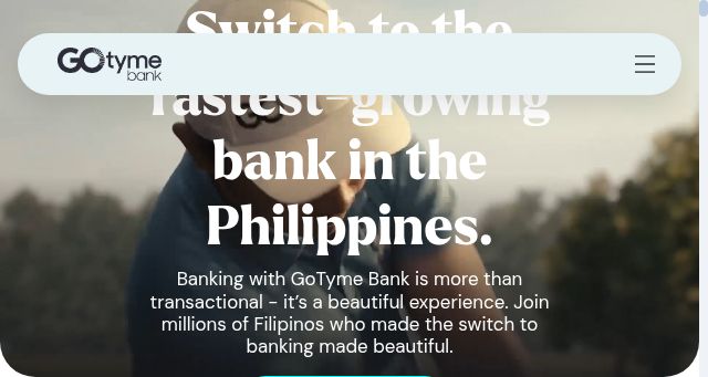 Screenshot of gotyme.com.ph
