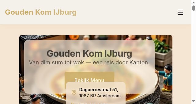 Screenshot of goudenkomijburg.nl