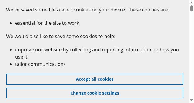 Screenshot of gov.wales