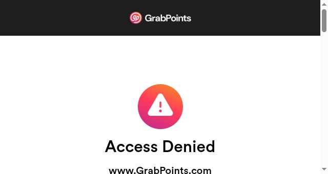 Screenshot of grabpoints.com