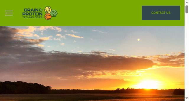 Screenshot of grainproteintech.com