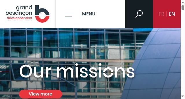 Screenshot of grandbesancondeveloppement.fr