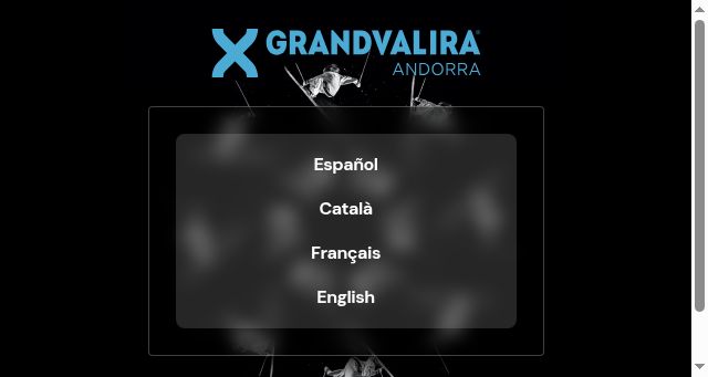 Screenshot of grandvalira.com