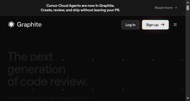 Screenshot of graphite.com