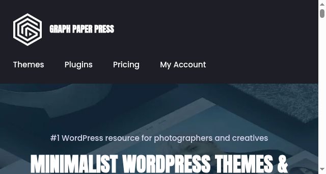 Screenshot of graphpaperpress.com