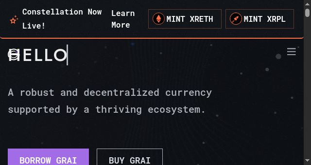 Screenshot of gravitaprotocol.com