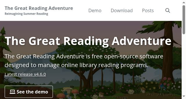 Screenshot of greatreadingadventure.com