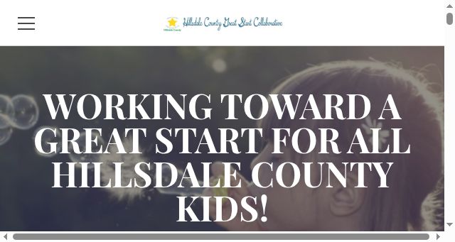 Screenshot of greatstarthillsdale.com