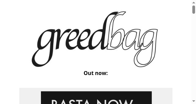 Screenshot of greedbag.com