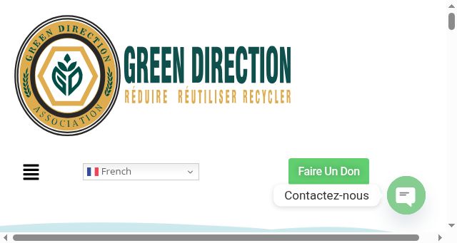 Screenshot of green-direction.org