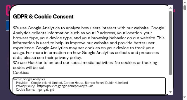 Screenshot of greenccircle.eu