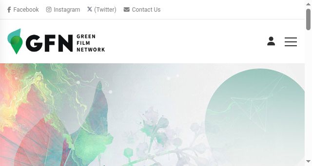 Screenshot of greenfilmnet.org