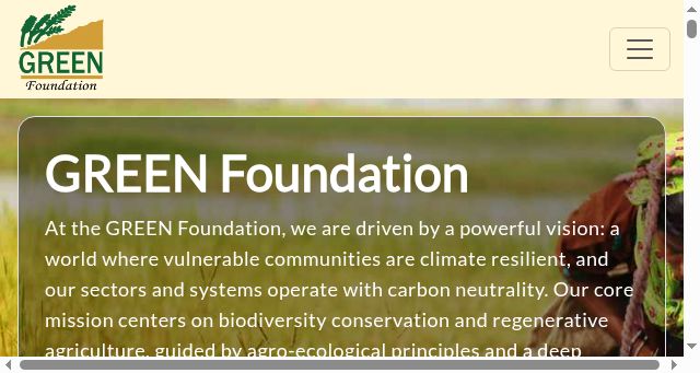 Screenshot of greenfoundation.in